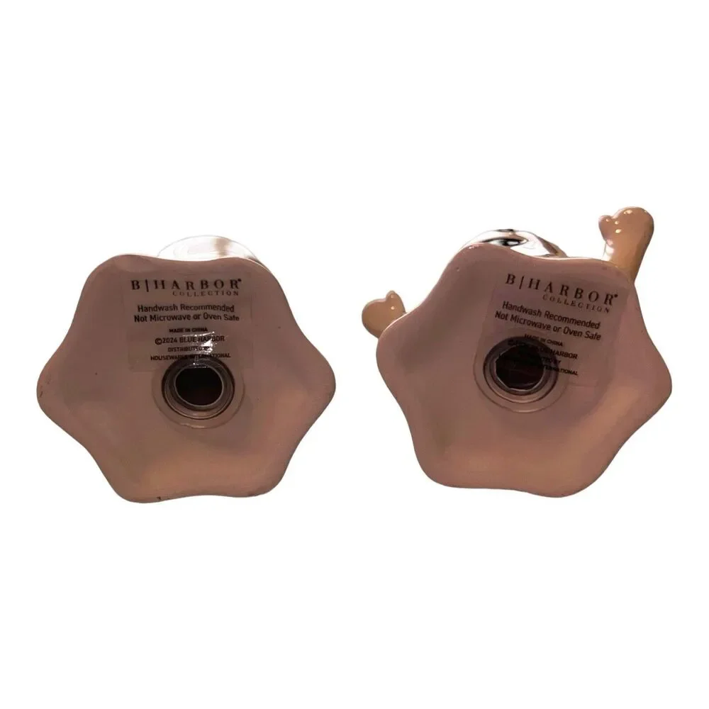 Jack ‘O Lantern Lane Spooky Cute Ghosts Ceramic Halloween Salt & Pepper Shakers